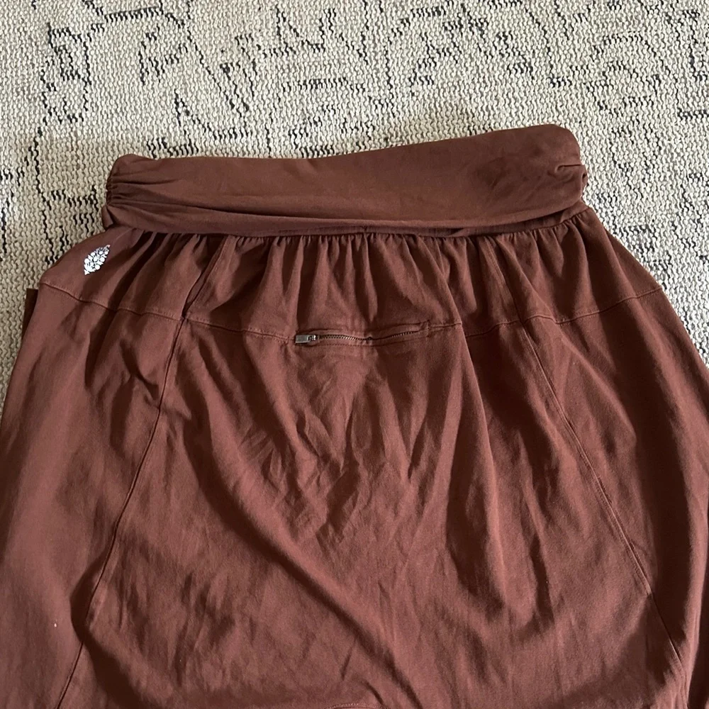 FP Wide Leg Brown Lounge Pants - Picture 3 of 3